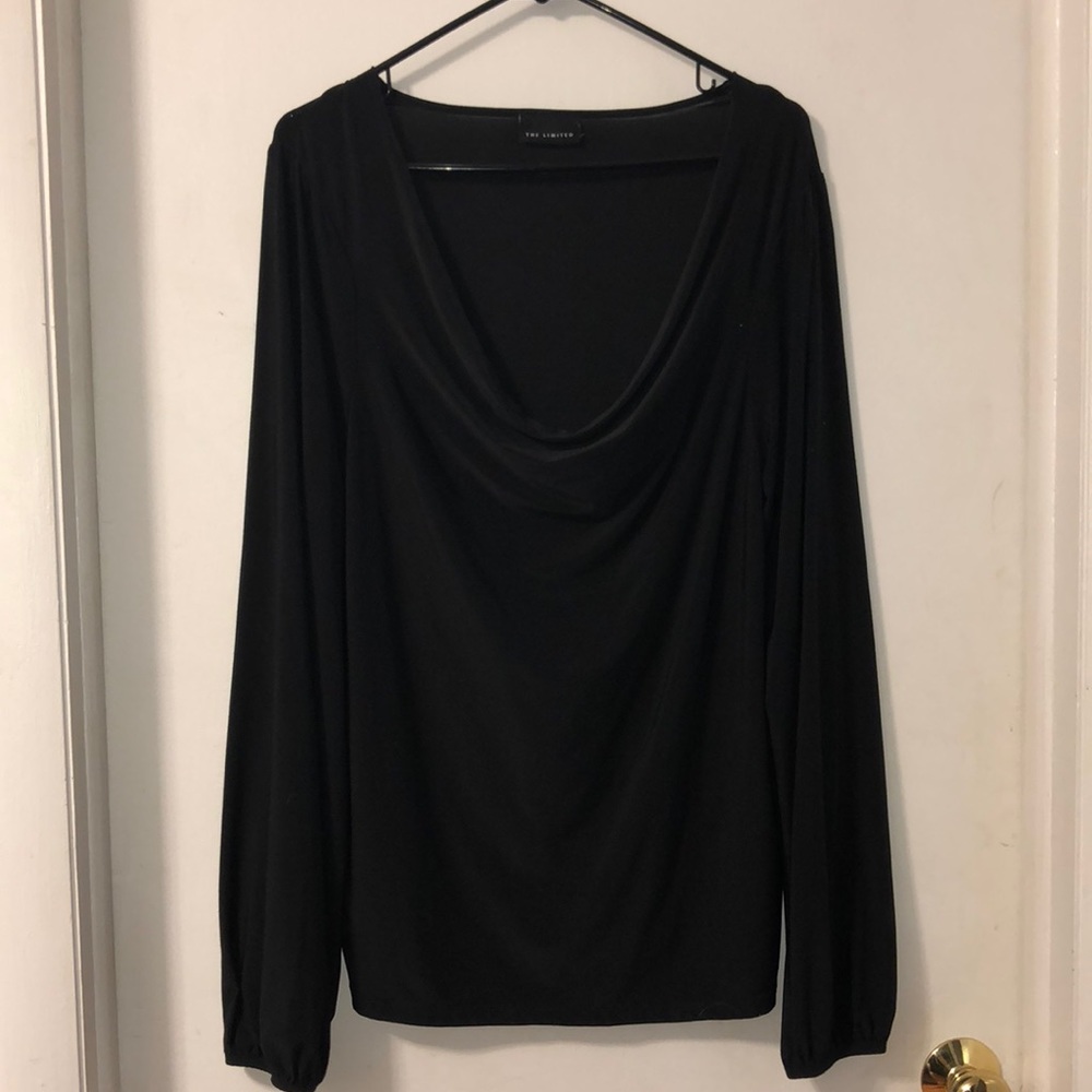 Black Dress Up or Dress Down Top